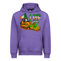 Tulip I dig you St. Patrick's Urban Hoodie - OliviaCreatesArt