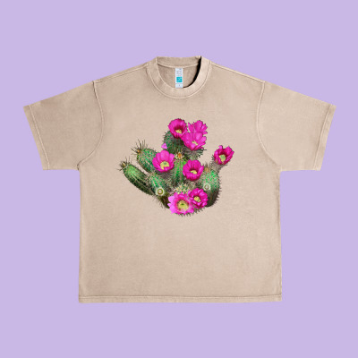 Strawberry Hedgehog Cactus Urban Heavy Tee Designed By Lillyallendesigns