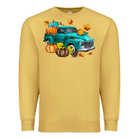 Antique Gold Fall Farm Truck Premium Sweatshirt - texasbilliewilder