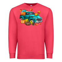 Cardinal Fall Farm Truck Premium Sweatshirt - texasbilliewilder