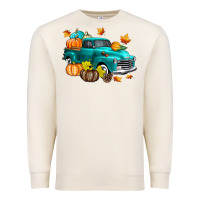Sandshell Fall Farm Truck Premium Sweatshirt - texasbilliewilder