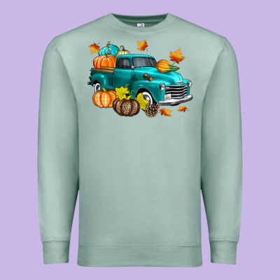 Fall Farm Truck Premium Sweatshirt Designed By Texasbilliewilder