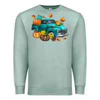 Seafoam Fall Farm Truck Premium Sweatshirt - texasbilliewilder