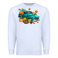 White Fall Farm Truck Premium Sweatshirt - texasbilliewilder