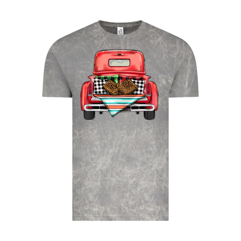 Christmas Truck Vintage Tee by BarkalooDesign | Teevron