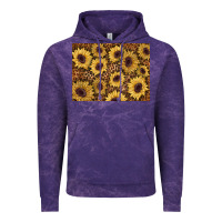 Cloud Purple sunflower leopard background 3200x2400 Vintage Hoodie - AdoDesignShop