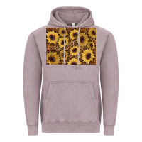Vintage Zinc sunflower leopard background 3200x2400 Vintage Hoodie - AdoDesignShop