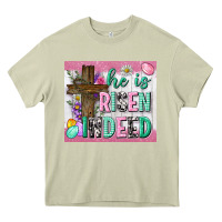 Mossy he is risen indeed tumbler Heavy Core Tee - Neo Western