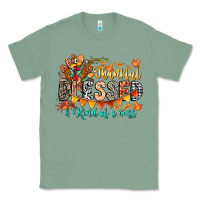 Sage Thankful Blessed Kind Of Mess Classic Tee - CowhideDigitalArt