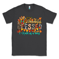 Smoke Thankful Blessed Kind Of Mess Classic Tee - CowhideDigitalArt