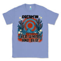 Colony Blue dream' in red white and blue Classic Tee - MaliasSmallBusiness