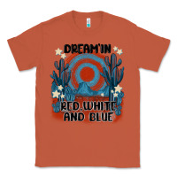 Copper dream' in red white and blue Classic Tee - MaliasSmallBusiness
