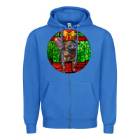 True Royal christmas pig Zipper Hoodie - LillyAllenDesigns