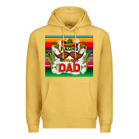 Antique Gold nacho average dad father's day Premium Hoodie - TumblerDesignByShophia