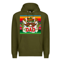 Army Green nacho average dad father's day Premium Hoodie - TumblerDesignByShophia