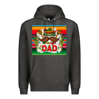 Charcoal Heather nacho average dad father's day Premium Hoodie - TumblerDesignByShophia