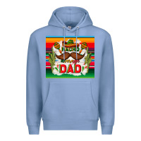 Colony Blue nacho average dad father's day Premium Hoodie - TumblerDesignByShophia