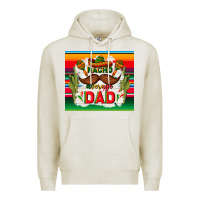 Oatmeal Heather nacho average dad father's day Premium Hoodie - TumblerDesignByShophia