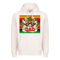 Pale Pink nacho average dad father's day Premium Hoodie - TumblerDesignByShophia