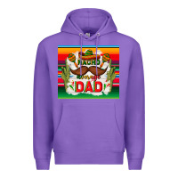 Purple nacho average dad father's day Premium Hoodie - TumblerDesignByShophia