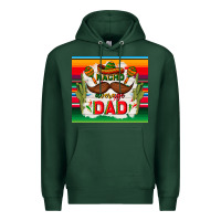 Sports Green nacho average dad father's day Premium Hoodie - TumblerDesignByShophia