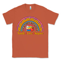 Copper back to school rainbow teach love inspire Classic Tee - AdoDesignShop