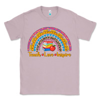 Lilac back to school rainbow teach love inspire Classic Tee - AdoDesignShop