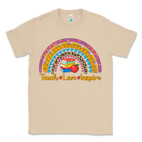 Mushroom back to school rainbow teach love inspire Classic Tee - AdoDesignShop