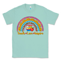 Seafoam back to school rainbow teach love inspire Classic Tee - AdoDesignShop