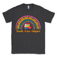Smoke back to school rainbow teach love inspire Classic Tee - AdoDesignShop