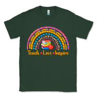 Sports Green back to school rainbow teach love inspire Classic Tee - AdoDesignShop