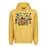 Antique Gold be the light matthew 5 14 Premium Hoodie - JahusDesignShop