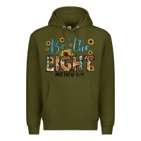 Army Green be the light matthew 5 14 Premium Hoodie - JahusDesignShop