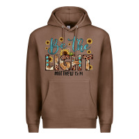 Chestnut be the light matthew 5 14 Premium Hoodie - JahusDesignShop