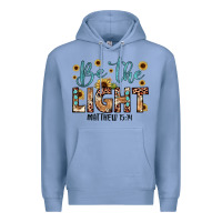 Colony Blue be the light matthew 5 14 Premium Hoodie - JahusDesignShop