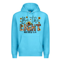 Ocean Blue be the light matthew 5 14 Premium Hoodie - JahusDesignShop