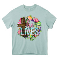Arona He lives Easter with flowers Heavy Core Tee - Neo Western