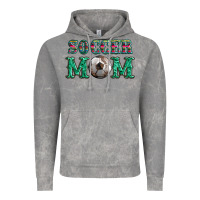 Cloud Rock soccer mom with leopard ball and serape leopard Vintage Hoodie - Artiststas