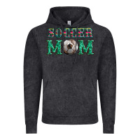 Vintage Black soccer mom with leopard ball and serape leopard Vintage Hoodie - Artiststas