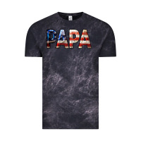 Cloud Black American Papa Vintage Tee - LillyAllenDesigns