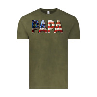 Vintage Olive American Papa Vintage Tee - LillyAllenDesigns