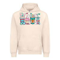 Sandshell Easter bunnies coffee cups Urban Hoodie - OliviaCreatesArt