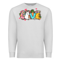 Dove Grey Love Easter Premium Sweatshirt - NancyCooperArtShop
