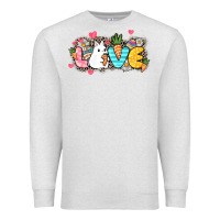 Oatmeal Heather Love Easter Premium Sweatshirt - NancyCooperArtShop