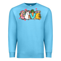 Ocean Blue Love Easter Premium Sweatshirt - NancyCooperArtShop