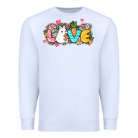 White Love Easter Premium Sweatshirt - NancyCooperArtShop