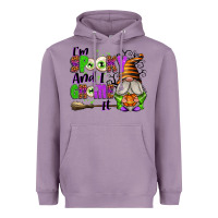 Lavender I'm Spooky and I Gnome It Heavyweight Hoodie - texasbilliewilder