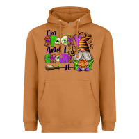 Meerkat I'm Spooky and I Gnome It Heavyweight Hoodie - texasbilliewilder