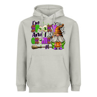 Moon Dust I'm Spooky and I Gnome It Heavyweight Hoodie - texasbilliewilder