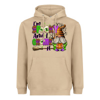 Mushroom I'm Spooky and I Gnome It Heavyweight Hoodie - texasbilliewilder